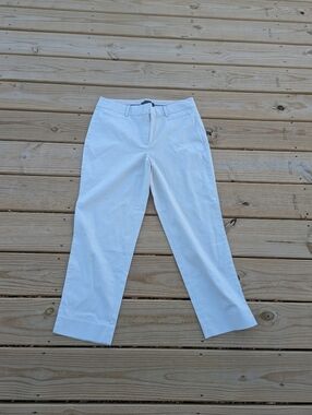 Talbots Khaki Perfect Crop Pants Womens